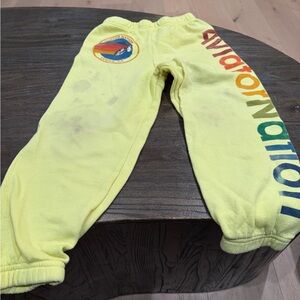 Aviator Nation Vibrant Yellow Sweatpants